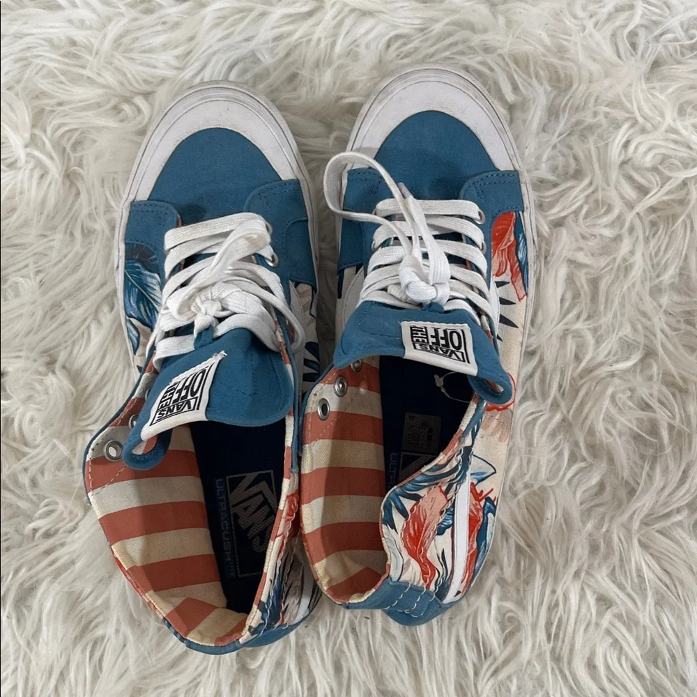 VANS Sk8-Hi Tropical High Top Sneakers Unisex Size 10 - Picture 5 of 11